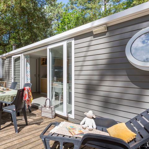 Stacaravan 6 personen - Cottage Famille TV Wifi - 3 slaapkamers - 6 slaapplaatsen