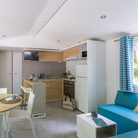 Stacaravan 4 personen - Cottage Bora Bora voor - 2 slaapkamers - 1 badkamer