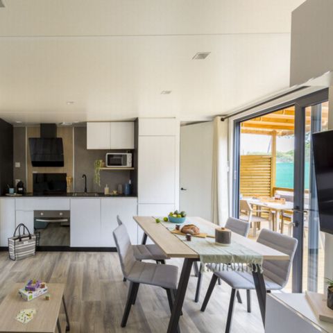 Stacaravan 6 personen - Cottage Palma 6 pers 3 slaapkamers 2 badkamers Premium