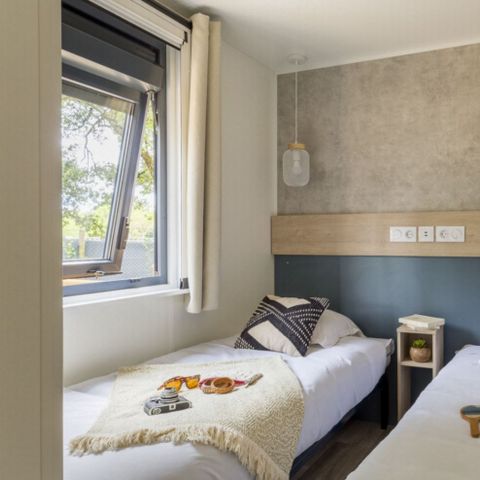 Stacaravan 6 personen - Cottage Palma 6 pers 3 slaapkamers 2 badkamers Premium