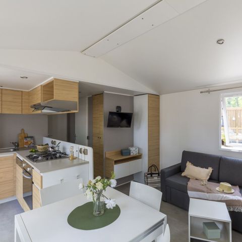Stacaravan 6 personen - Vakantiehuis Casablanca 6 pers 3 Ch 2 Sdb ****