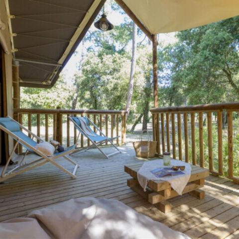 Tent 6 personen - Tent Lodge 6 pers 3 Ch 1 Sdb ***