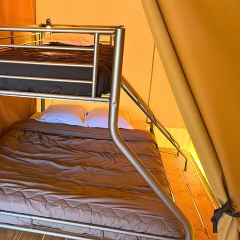 Glampingtent 5 personen - ZONDER SANITAIRE VOORZIENINGEN