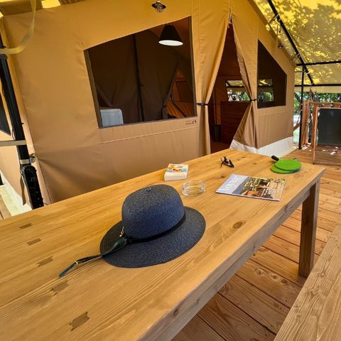 Glampingtent 5 personen - ZONDER SANITAIRE VOORZIENINGEN