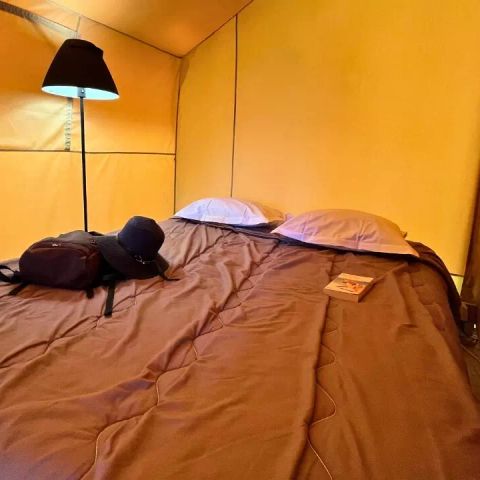 Glampingtent 5 personen - 3 kamers 5 personen zonder sanitair