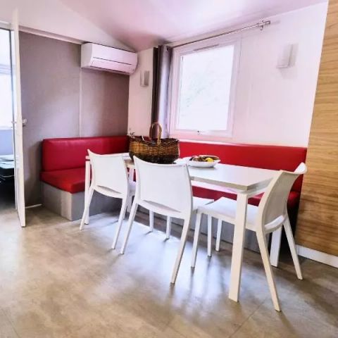 Stacaravan 6 personen - Gezellige stacaravan 4 kamers 6 personen Airconditioning
