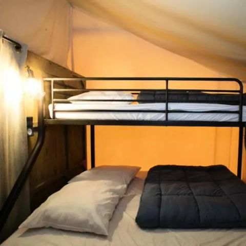Safaritent 5 personen - Lodge Premium Tent 3 Kamers 5 Personen