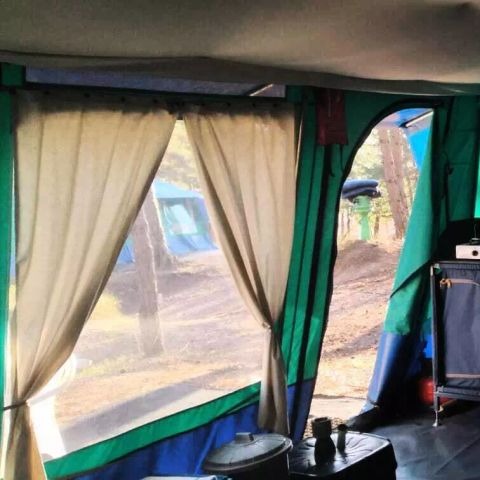 Tent 5 personen - 4-Room Navajo Tent voor 6 personen (4 volwassenen + 2 kinderen) Zonder sanitaire voorzieningen