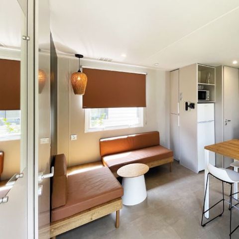 Stacaravan 6 personen - 3 CH Premium uitzicht op de Loire - 6 pers