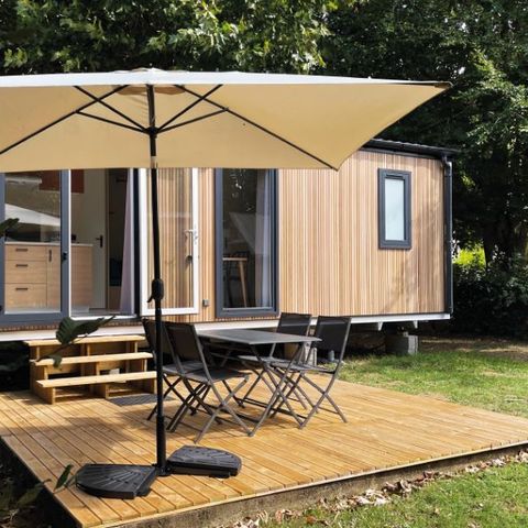 Stacaravan 4 personen - 2 CH Premium uitzicht op de Loire - 4 pers