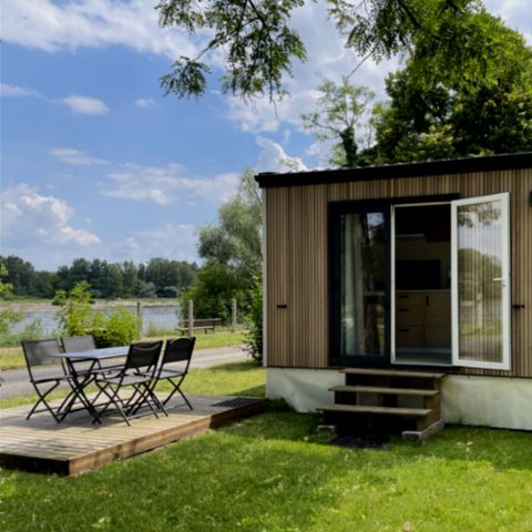 Stacaravan 4 personen - 2 CH Premium uitzicht op de Loire - 4 pers