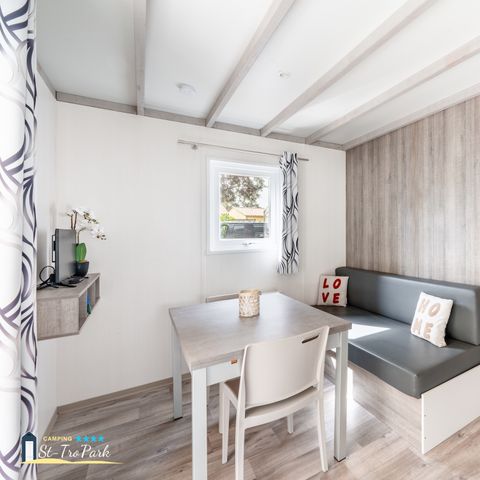 Chalet 4 personen - Chalet Confort 26.5m² (2 kamers) + overdekt terras + TV