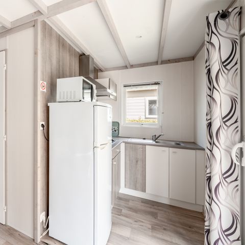 Chalet 4 personen - Chalet Confort 26.5m² (2 kamers) + overdekt terras + TV