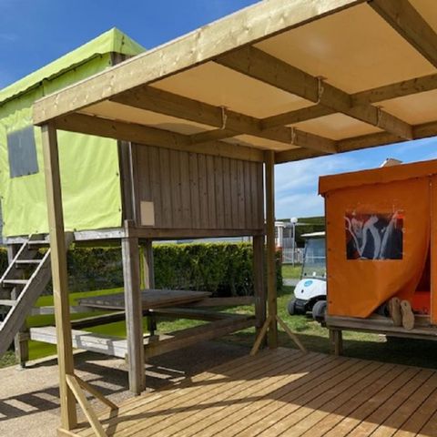 UNIEKE ACCOMMODATIE 2 personen - CAMP ETOILE (zonder sanitair)
