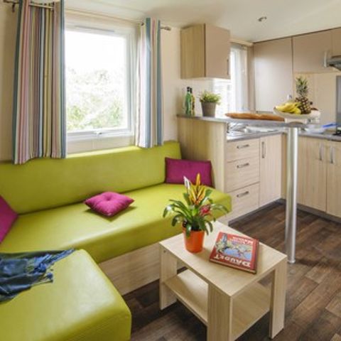 Stacaravan 6 personen - Cottage Confort "Camargue" 29m² 3ch 4/6 pers