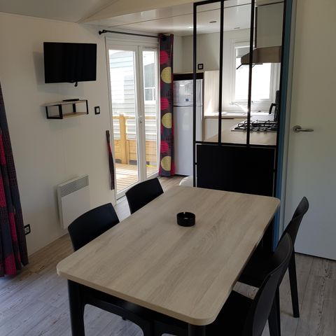 Stacaravan 5 personen - Comfort bungalow voor 5 personen (ca. 25m²)