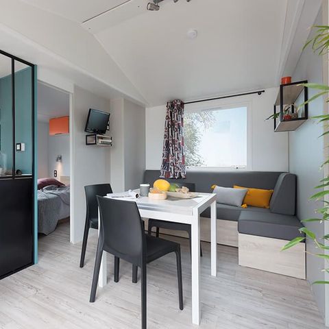 Stacaravan 5 personen - Comfort bungalow voor 5 personen (ca. 25m²)