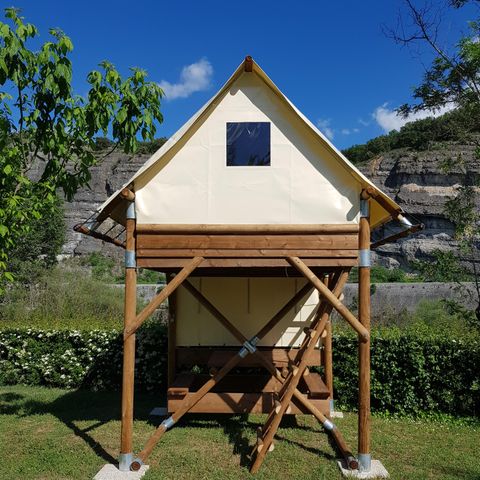 Safaritent 2 personen - Bivak Comfort Tent 6m² 1 kamer 1/2 pers