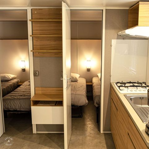 Stacaravan 6 personen - Krusoe 3ch 6pers