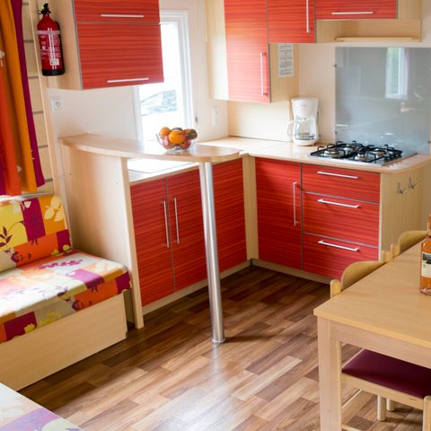 Stacaravan 6 personen - Cerisier