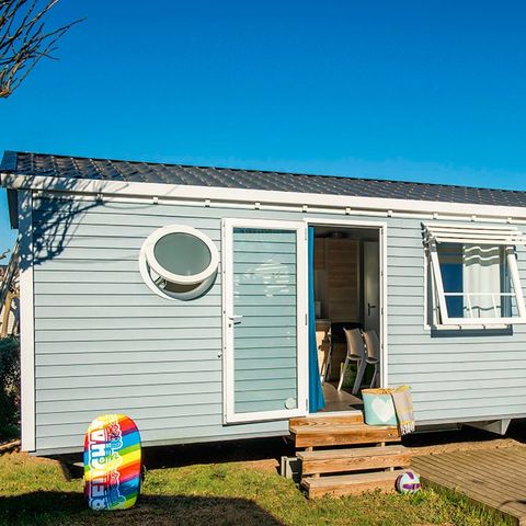 Stacaravan 4 personen - Stacaravan | Classic | 2 slaapkamers | 4 pers. | Terras met overkapping, niet overdekt | Airconditioning.