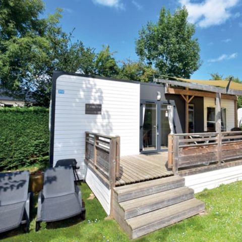 Stacaravan 6 personen - Stacaravan | Premium Azure | 3 slaapkamers | 6 pers. | Verhoogd terras | Airconditioning