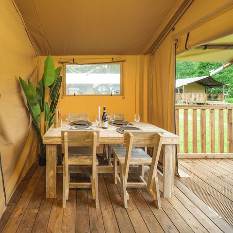 Safaritent 5 personen - Glamptent Basic