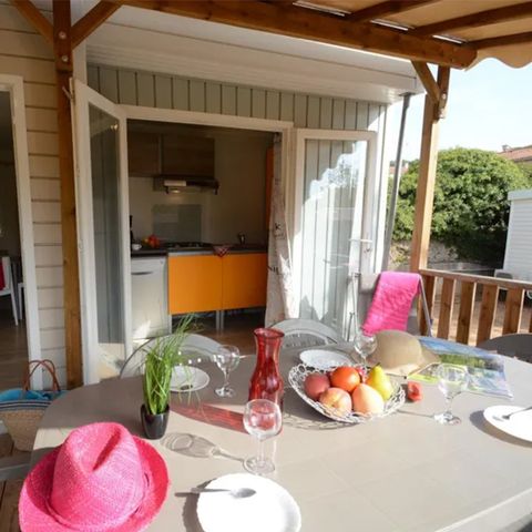 Stacaravan 6 personen - Stacaravan Six-Fours - 34 m² - 3 Slaapkamers