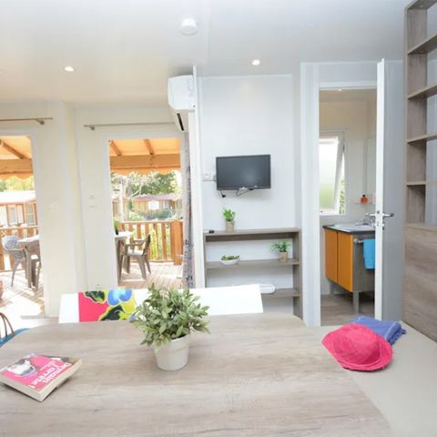 Stacaravan 6 personen - Stacaravan Six-Fours - 34 m² - 3 Slaapkamers