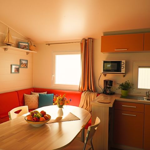 Stacaravan 6 personen - GROTE CHARMEUR