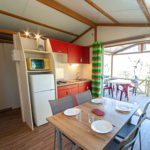 Chalet 4 personen - Cocoon voor 4 personen, 2 slaapkamers, 24 m²