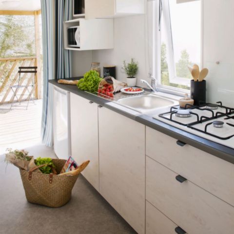 Stacaravan 5 personen - Evasion+ 5 personen 2 kamers 23m² - voor 5 personen