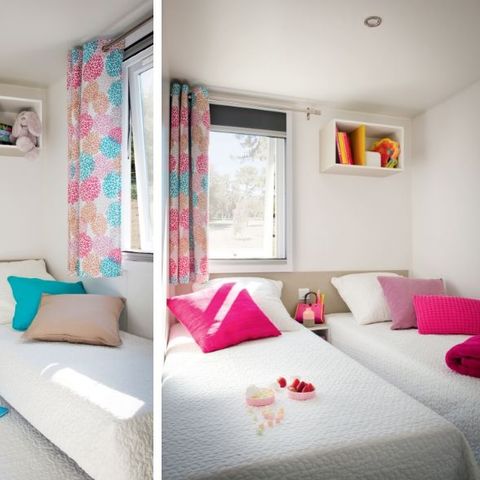 Stacaravan 8 personen - Confort+ 8 personen 4 kamers 37m² - stacaravan voor 8 personen