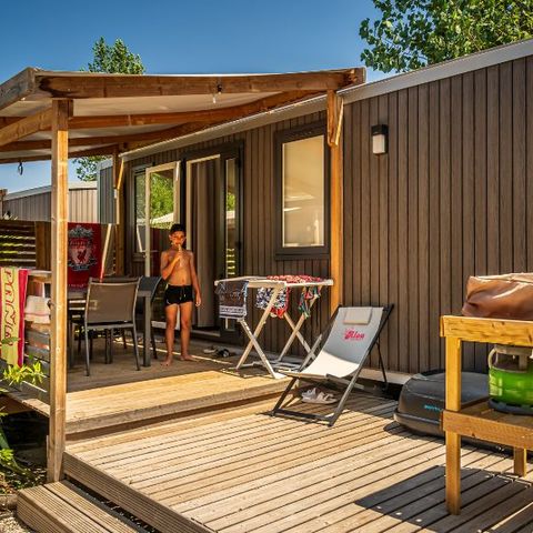 Stacaravan 6 personen - Premium 6 personen 3 kamers 31m² - stacaravan