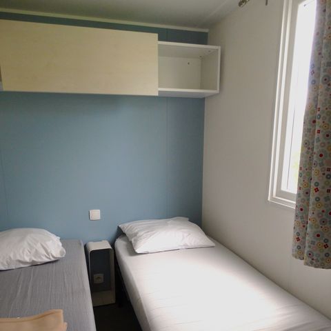 Stacaravan 4 personen - 2 kamers, 23m2 categorie 1