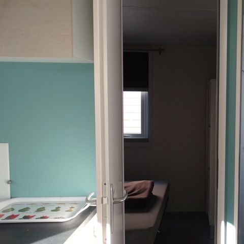 Stacaravan 6 personen - 3 slaapkamers, LUXE, 34m2 categorie 4