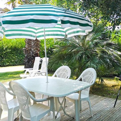 Stacaravan 6 personen - Mobile-home | Comfort XL | 2 slaapkamers | 6 pers. | Terras | Klimaat.