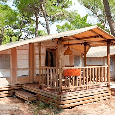 Safaritent 5 personen - Safari | 2 Slaapkamers | 4/5 Pers | 1 Badkamer | Airconditioning