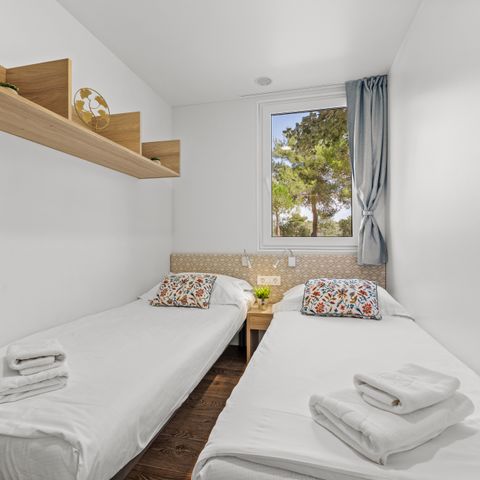 Stacaravan 6 personen - Familie Luxe Stacaravan 6+1