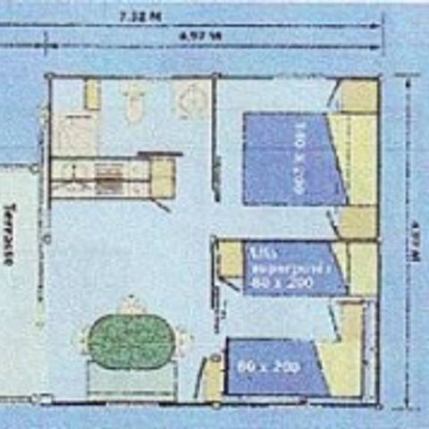 Chalet 5 personen - STANDAARD MORÉA