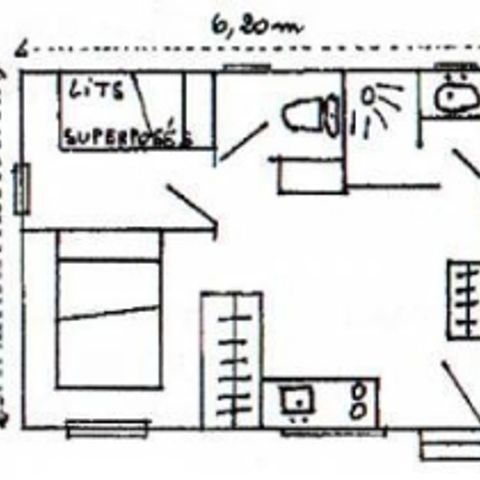 Chalet 4 personen - STANDAARD LE MURIER