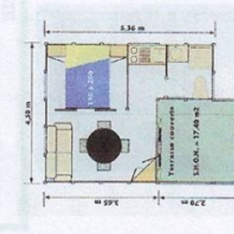 Chalet 2 personen - STANDAARD PETIT TRIANON