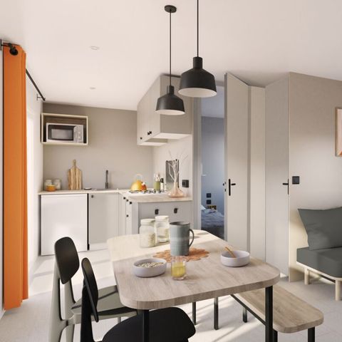 Stacaravan 5 personen - MH Riviera suite 2Ch 5 personen