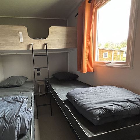 Stacaravan 5 personen - RIVIERA - 2 slaapkamers - TV