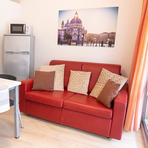 Appartement 4 personen - 2 slaapkamers + overdekt terras