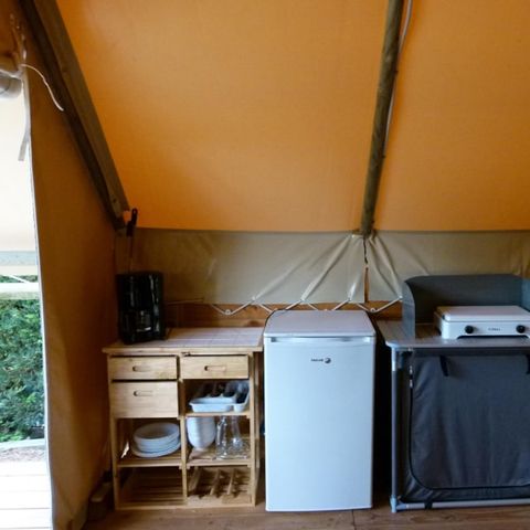 Glampingtent 4 personen - Amazonehut (zonder sanitair)