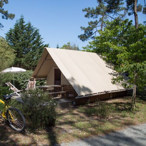 Glampingtent 4 personen - Amazonehut (zonder sanitair)