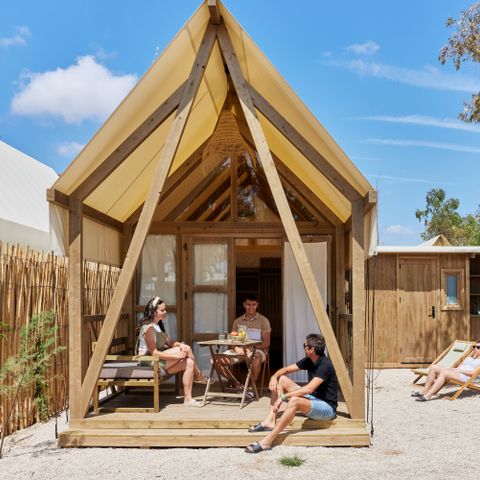 Safaritent 2 personen - Glamping Hut-Tent Senyoret