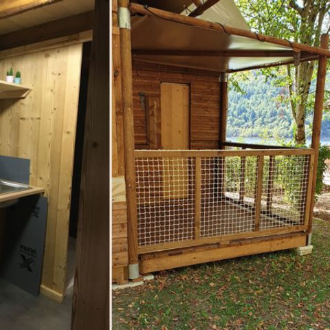 LODGE 4 personen - LODGE CONFORT AVENTURE 2 slaapkamers 4/5pers - 25m2