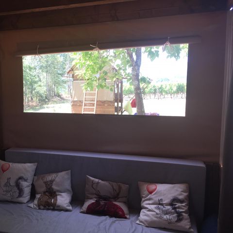 LODGE 4 personen - LODGE CONFORT AVENTURE 2 slaapkamers 4/5pers - 25m2